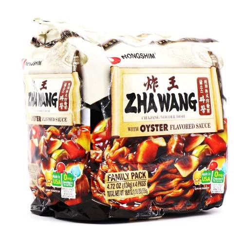 NONGSHIM ZHA WANG NOODLES(4P)  炸王韓式炸醬麵