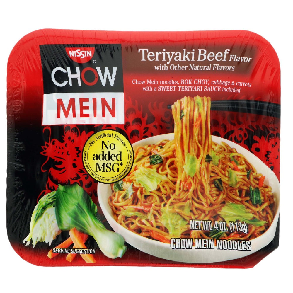 NISSIN CHOW MEIN TERIYAKI BEEF FLAVOR  日清牛肉味碗麵