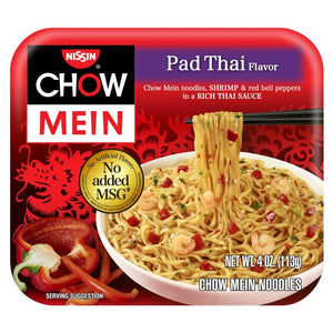 NISSIN CHOW MEIN PAD THAI FLAVOR  日清北泰國碗面