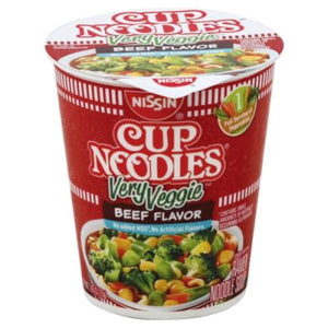 NISSIN CUP NOODLE VERY VEGGIE BEEF 日清牛肉碗麵