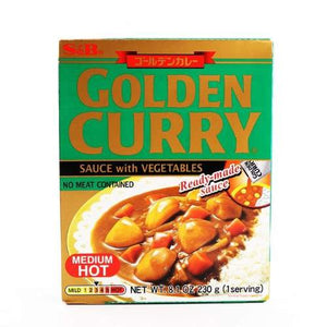 S&B GOLDEN CURRY M HOT  中辣速食咖喱醬