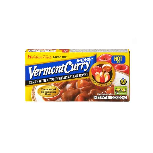 HOUSE VERMONT HOT CURRY SAUCE MIX 辣咖哩塊