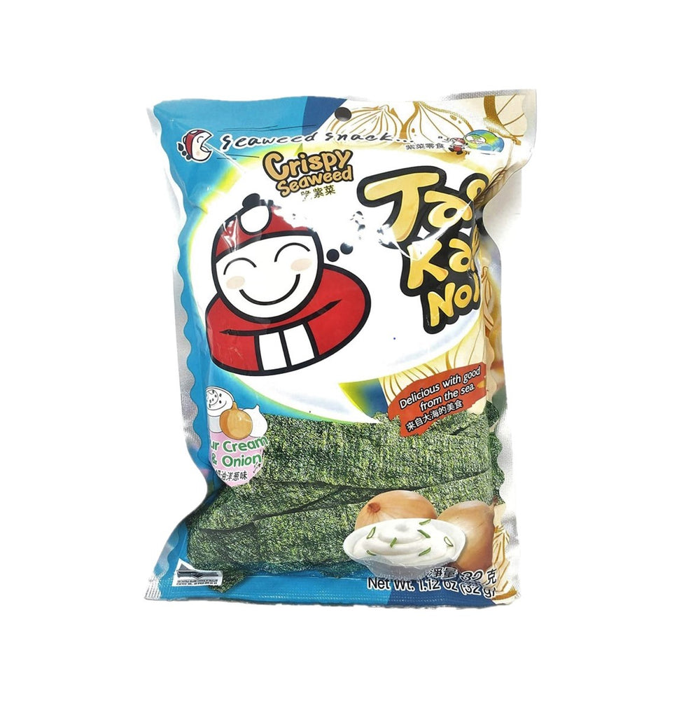 TAOKAENOI CRISPY SEAWEED SOUR CREAM & ONION 小老闆海苔-酸奶油洋蔥味