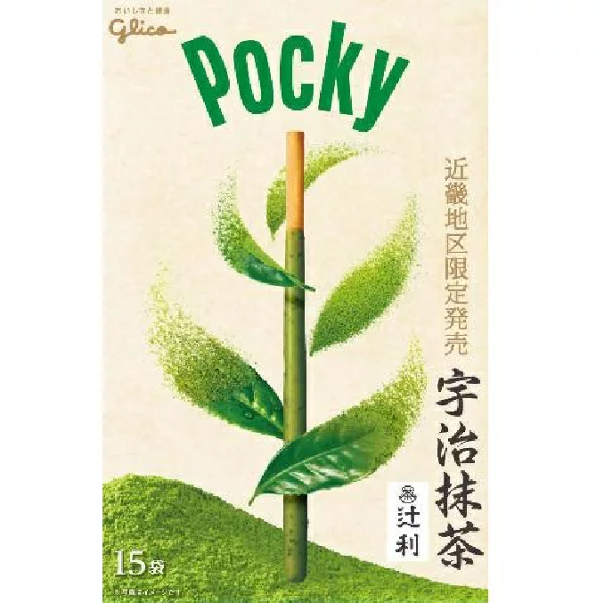 GLICO POCKY UJI MATCHA CHOCOLATE BISCUIT STICK 固力高宇治抹茶味