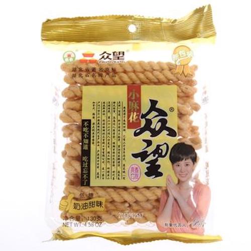 ZHONGWANG SWEET SESAME FLAVOR 眾望 津津芝麻小麻花