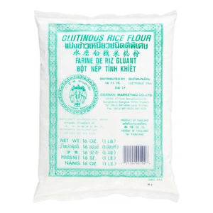 GLUTINUS RICE FLOUR
雙象水磨白糯米志粉