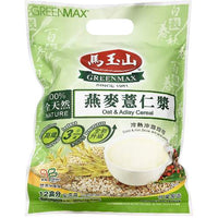 GREENMAX SC/BAG OAT & PEARL BARLEY CEREA 馬玉山燕麥薏仁漿(袋裝隨身包)