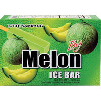 LOTTE MELON ICE BAR  樂天蜜瓜味冰棒