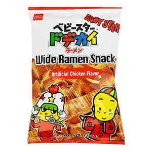 BABY STAR WIDE RAMEN SNACK ARTIFICIAL CHICKEN FLAVOR