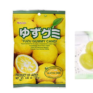 KASUGAI GUMMY LEMON（YUZU）
#E161 春日井I軟糖/檸檬