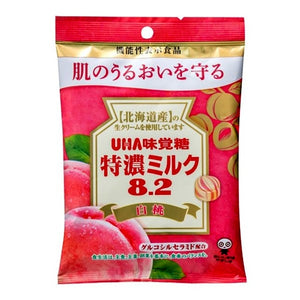 UHA TOKUNO MILK PEACH CANDY
UHA牛奶白桃糖