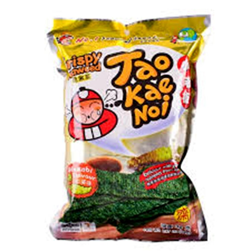 TAOKAENOI CRISPY SEAWEED (WASAB
小老闆紫菜-芥末味