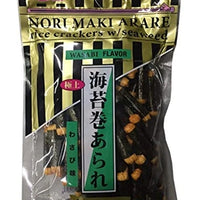 SHIRAKIKU NORI MAKI ARARE WASABI FLV 贊岐屋芥末味海苔卷