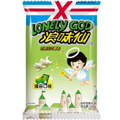 LONELY GOD POTATO CHIP SEAWEED 旺旺浪味仙海苔味薯卷