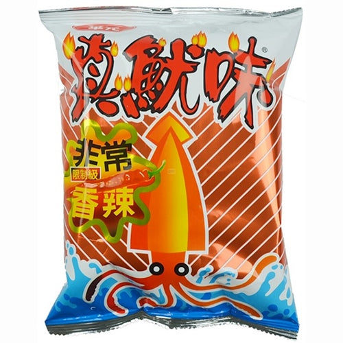 HY CUTTLEFISH CRACKERS SPICY FLA 真魷味香辣薯條