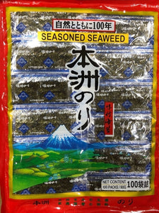 BZ SEASONED SEAWEED ORG 本洲味付海苔片