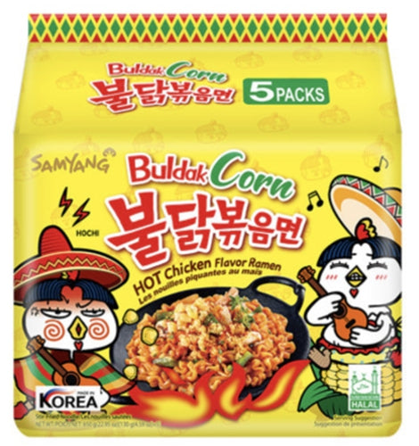 SAMYANG BULDAK CORN HOT CHICKEN RAMEN 三養玉米辣雞肉面