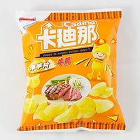 L.H. CADINA POTATO CHIP -BEEF FLAV
卡迪那薯片-牛排味