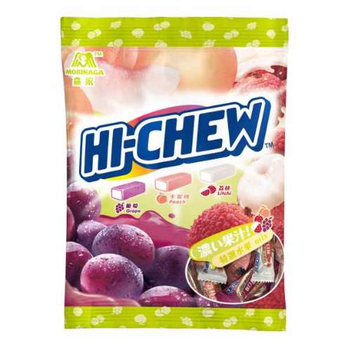 MORINAGA HI-CHEW MIXED SOFT CANDY 森永混合軟糖-水蜜桃葡萄荔枝