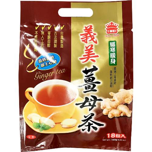 I MEI INST DRINK BROWN SUGAR GINGER TEA 義美 黑糖姜母茶