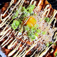 OKONOMIYAKI SEAFOOD&CABBAGE PANCAKE 海鲜蔬菜饼