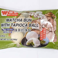 WEI CHUAN MATCHA BUN W TAPIOCA BALL 味全抹茶珍珠包