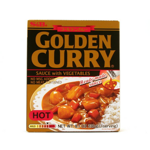 S&B GOLDEN CURRY SAUCE HOT  辛辣速食咖哩醬