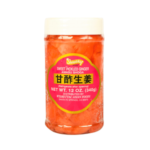 SHIRAKIKU SWEET PICKLED GINGER 贊岐屋壽司薑片