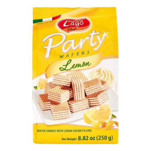 LAGO ELLEDI PARTY WAFERS LEMON 愛利地 派對華夫檸檬味