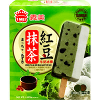 I MEI MILK ICE BAR GREEN-TEA/RED-BEAN 義美抹茶紅豆牛奶冰棒