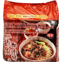 VE WONG INST NOODLE SPICY BEEF-4PK 味王特級椒麻牛肉麵