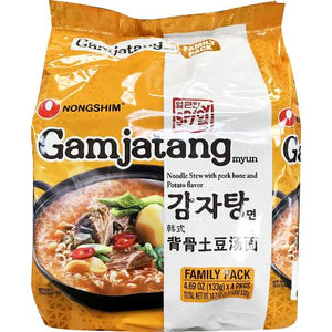 NONGSHIM NOODLE SOUP GAMJATANG  農心韓式背骨土豆湯麵