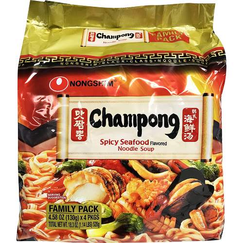 NONGSHIM CHAMPONG SPICY SEAFOOD NDL SOUP 農心韓式海鮮湯麵