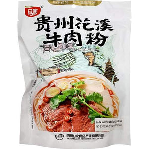 BAIJIA GZ-HXI INST VERMICELLI  ARTIFICIAL BEEF FLV 白家陳記 貴州花溪牛肉粉