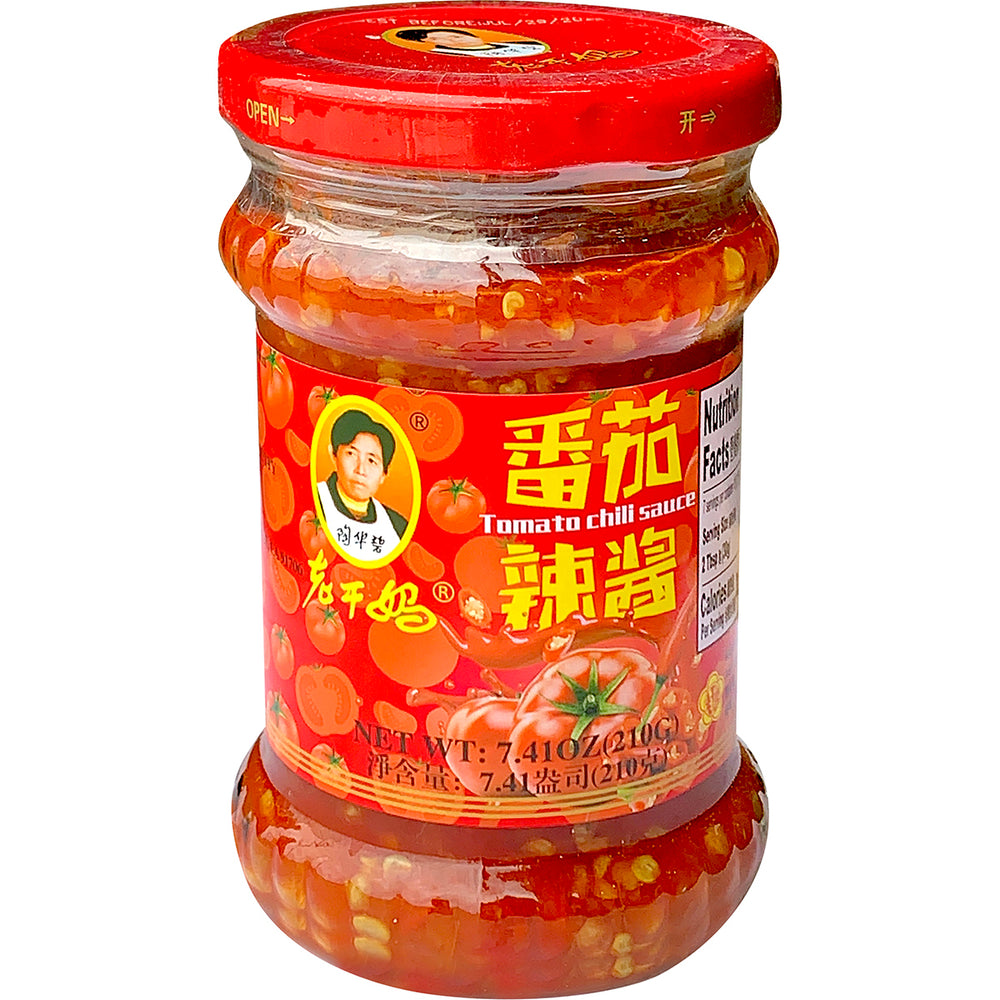 LGM TOMATO CHILI SAUCE IN JAR 老干媽番茄辣醬