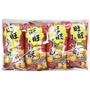 WANT-WANT GOLDEN RICE CRACKER BLK PEPPER 旺旺小小酥黑胡椒味