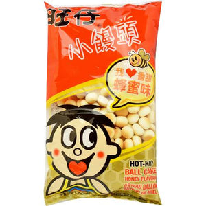 HOT KID BALLCAKE HONEY FLAVOR 旺旺 旺仔小饅頭 蜂蜜