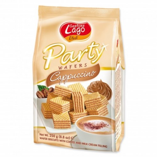 LAGO ELLEDI PARTY WAFERS CAPPUCCINO 愛利地 派對華夫牛奶