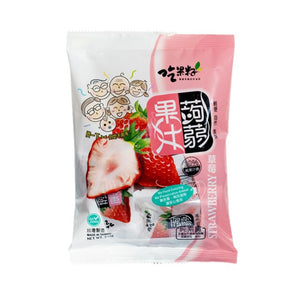 JEAGUEIJIH KONJAC JELLY STRAWBERY 吃果籽草莓果汁蒟蒻