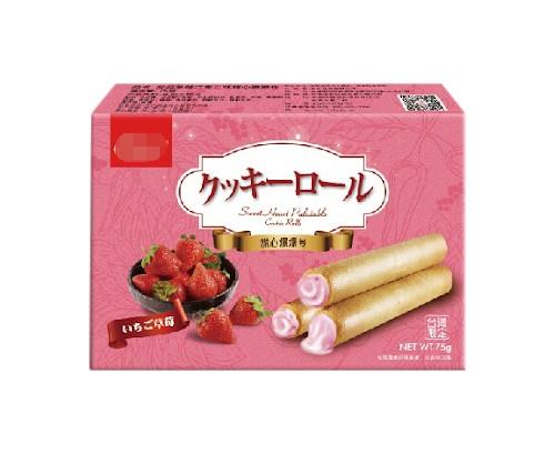 TOKO STRAWBERRY COOKIE ROLLS 草莓甜心爆爆卷