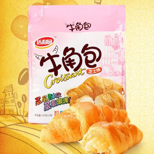 DALIYUAN CHEESE CROISSANT 240G 達利園牛角包芝士味