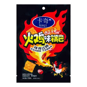 K.Q.RICE CHIPS-SPICY  卡奇火雞味鍋巴（酷辣）