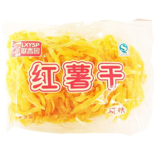 DRIED SWEET POTATO(SLICED) 聯香園特級紅薯片