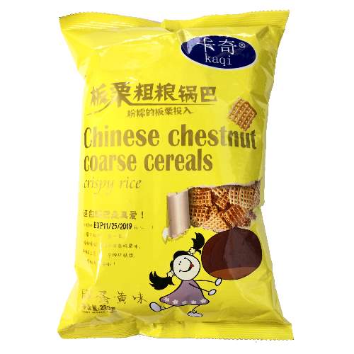 K.Q. RICE CHIPS 卡奇板栗粗糧鍋巴鹹蛋黃味