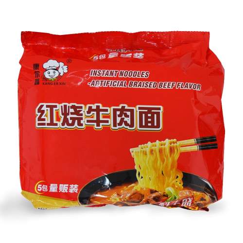 KANGERXIN INSTANT NOODLES STEW BEEF FLV 康爾鑫紅燒牛肉麵