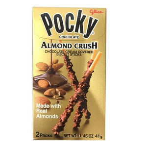 GLICO POCKY ALMOND CRUSH CHOCOLATE  固力高杏仁碎巧克力棒