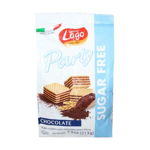 LAGO PARTY WAFERS CHOCOLATE SUGAR FREE 派對無糖華夫巧克力味