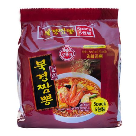 OTTOGI ASIAN STYLE INSTANT SPICY SEAFOOD NOODLE 北京飯店海鮮湯面