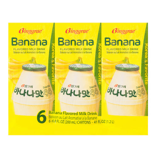 BINGGRAE BANANA FLAVORED MILK 賓格瑞香蕉牛奶