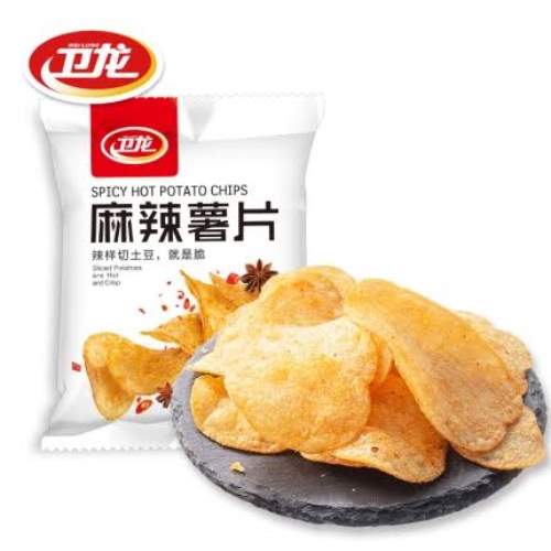 WEILONG SPICY HOT POTATO CHIPS 衛龍麻辣薯片